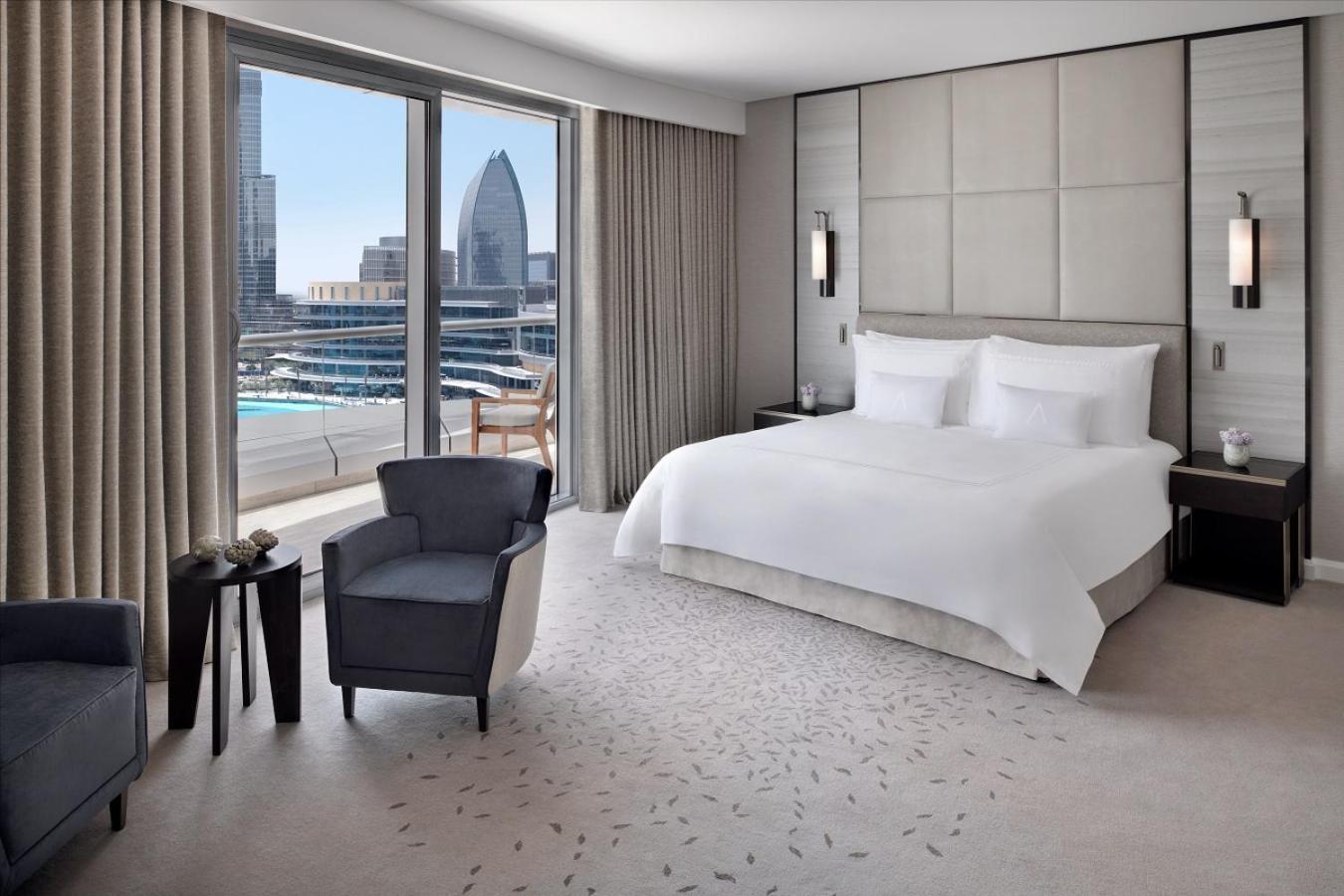 Готель Address Downtown Дубай Екстер'єр фото A bedroom at the Four Seasons Hotel